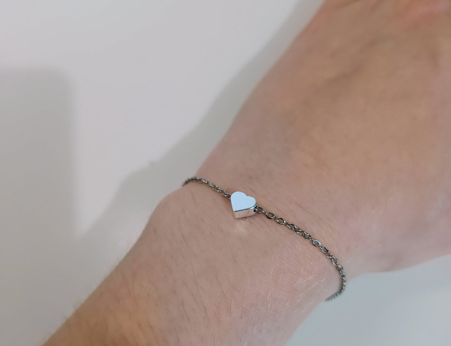 bracelet RAYA argenté porté