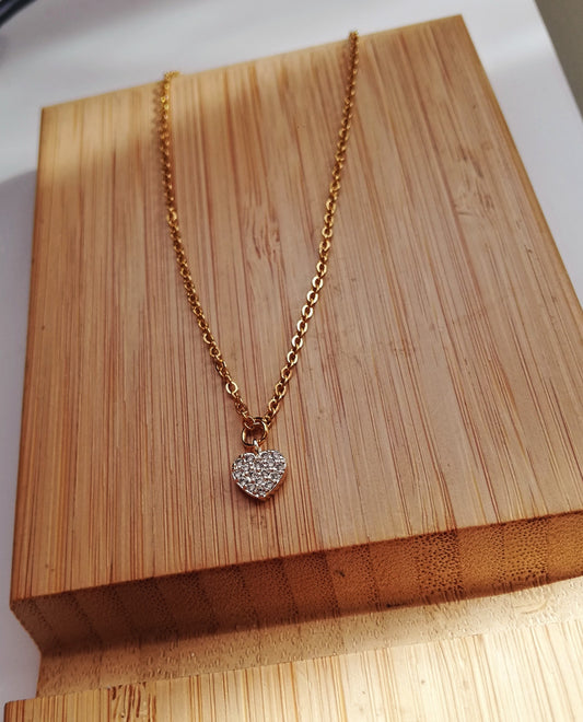 Collier Beauty avec pendentif coeur