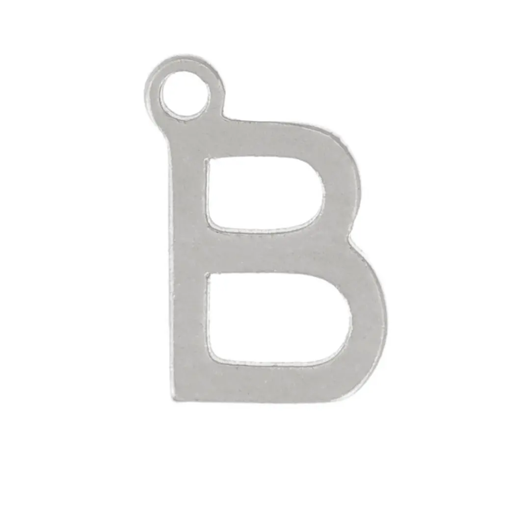 INITIALE 2 ARGENTE (charm)