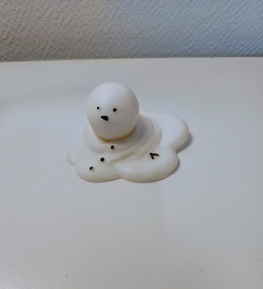 Bonhomme de neige fondu