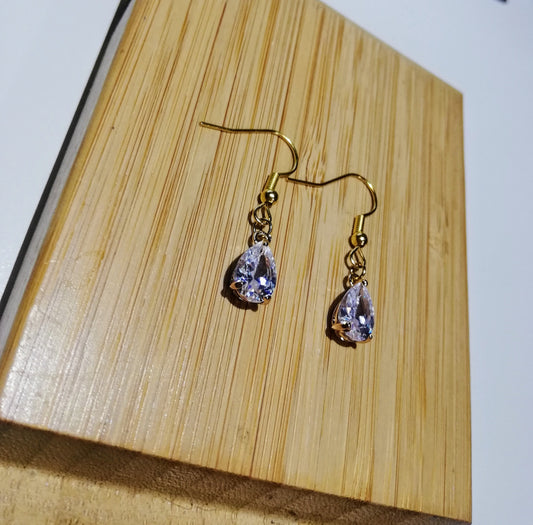 boucles d'oreilles crisitina - cristal