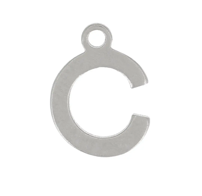 INITIALE 2 ARGENTE (charm)