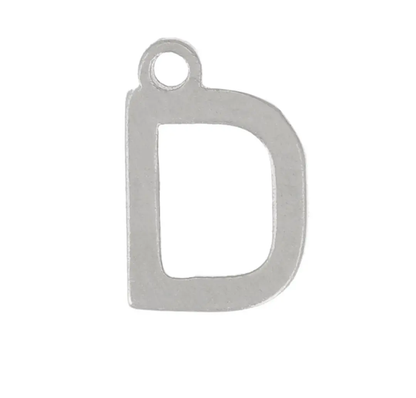 INITIALE 2 ARGENTE (charm)