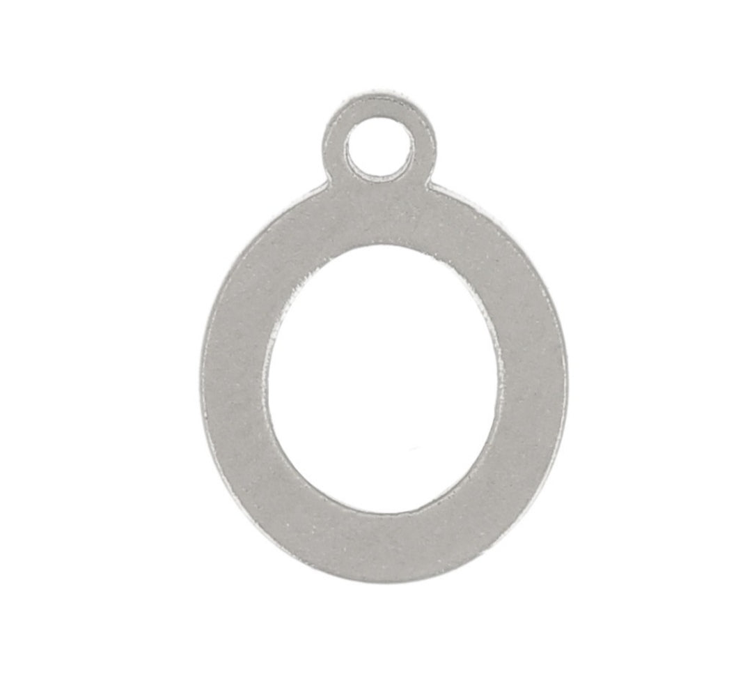 INITIALE 2 ARGENTE (charm)