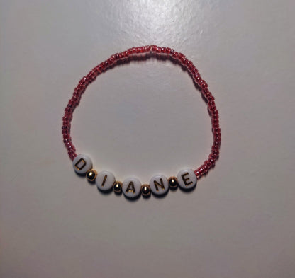 bracelet prénom modèle 2