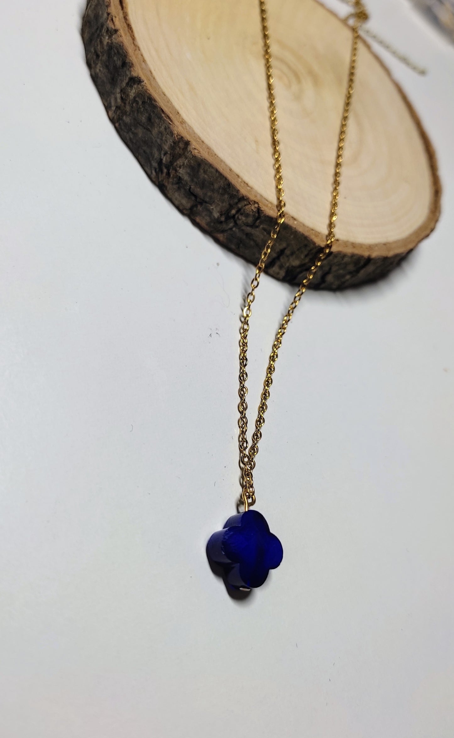 Collier STACY Bleu foncé